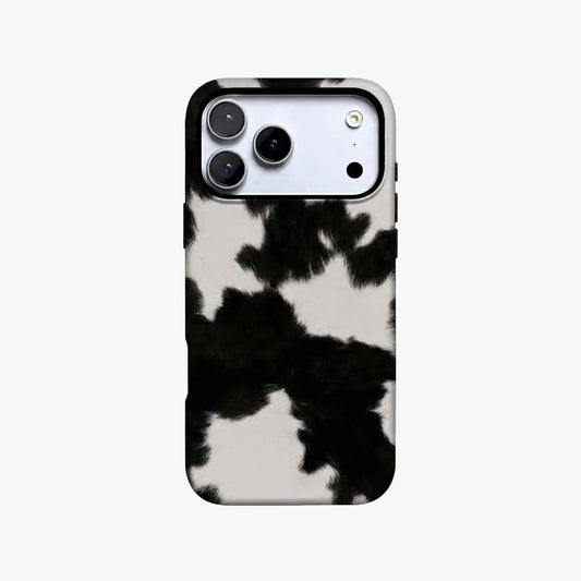 Magnetic Phone Case | Spotted Cow Print Western Rustic