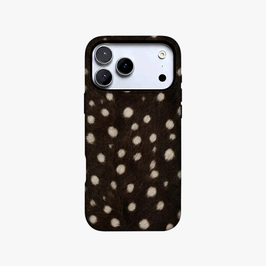 Magnetic Phone Case | Spotted Fawn Animal Print Rustic