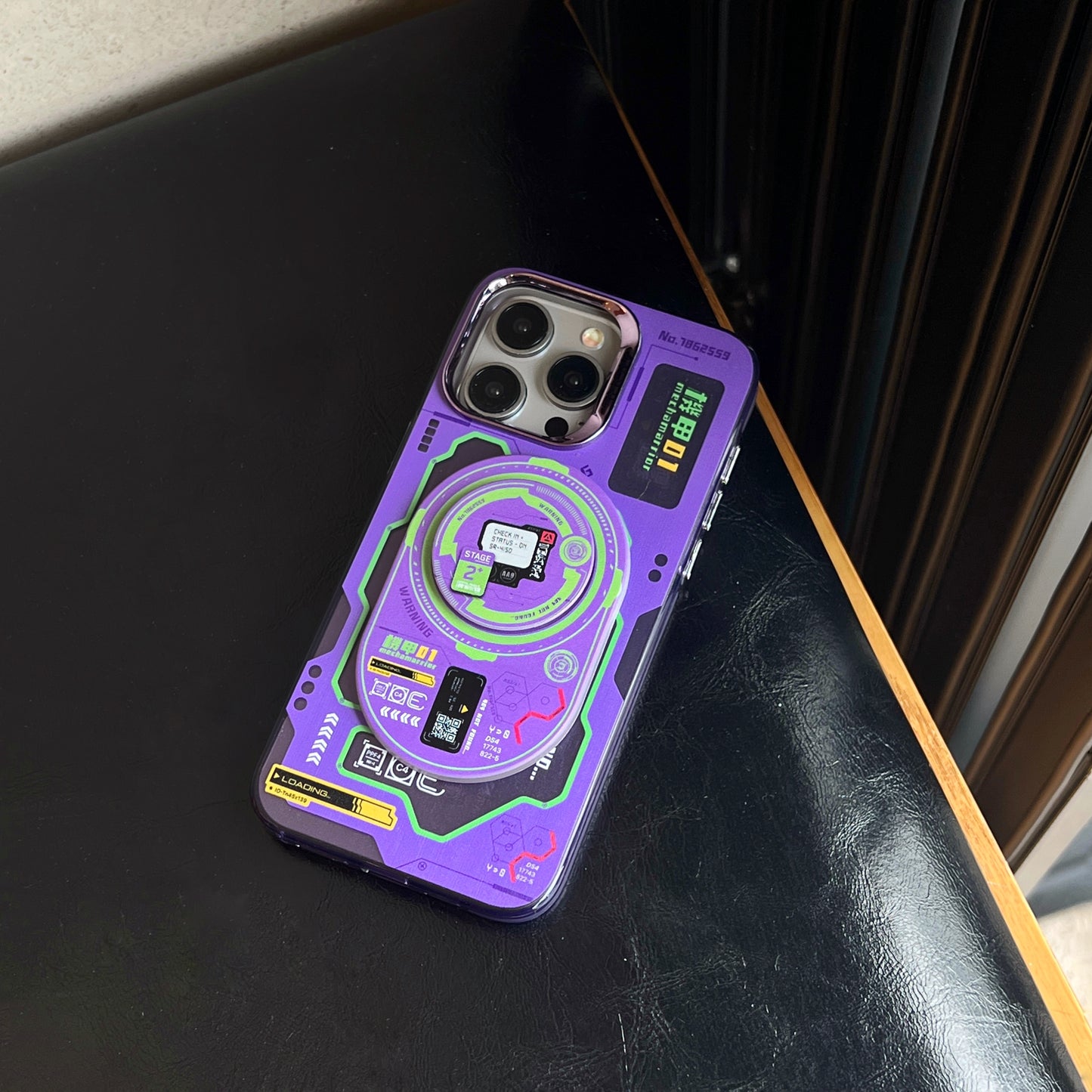 Magsafe Phone Case | MechWarArmor Purple (Optional Magnetic Holder)