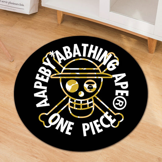 SPICEUP STUDIO | OP Trendy Round Area Rug | Modern Living Room and Bedroom Carpet | Popular Social Media Style Rug
