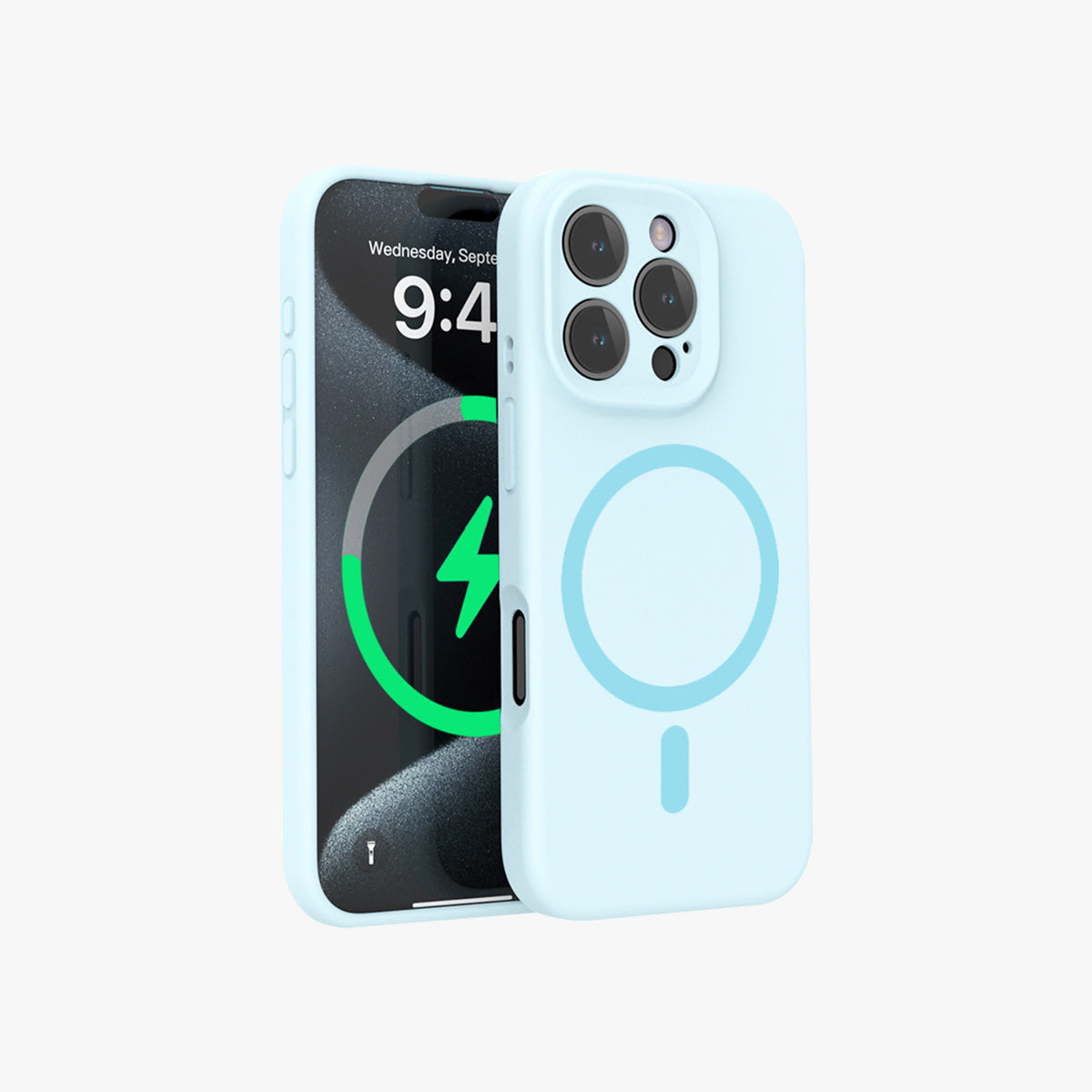 MagSafe Phone Case | Premium Magnetic Liquid Silicone Solid Color Phone Case with Precise Cutouts No.1-5
