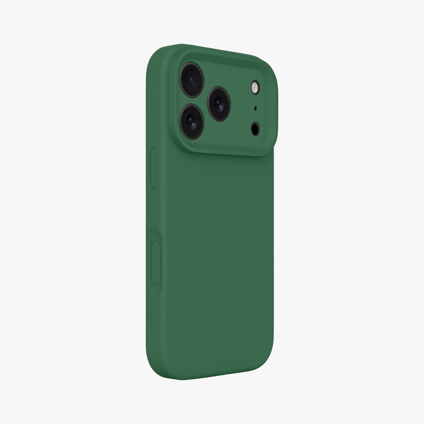 Magnetic Phone Case | Forest Green Silicone Liquid Solid Color - Precise Fit