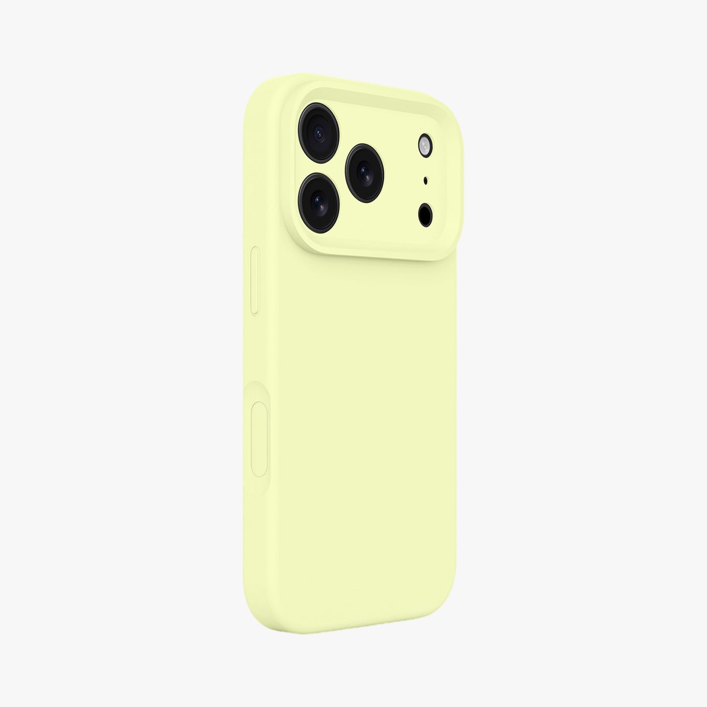 Magnetic Phone Case | Cream Yellow Silicone Liquid Solid Color - Precise Fit
