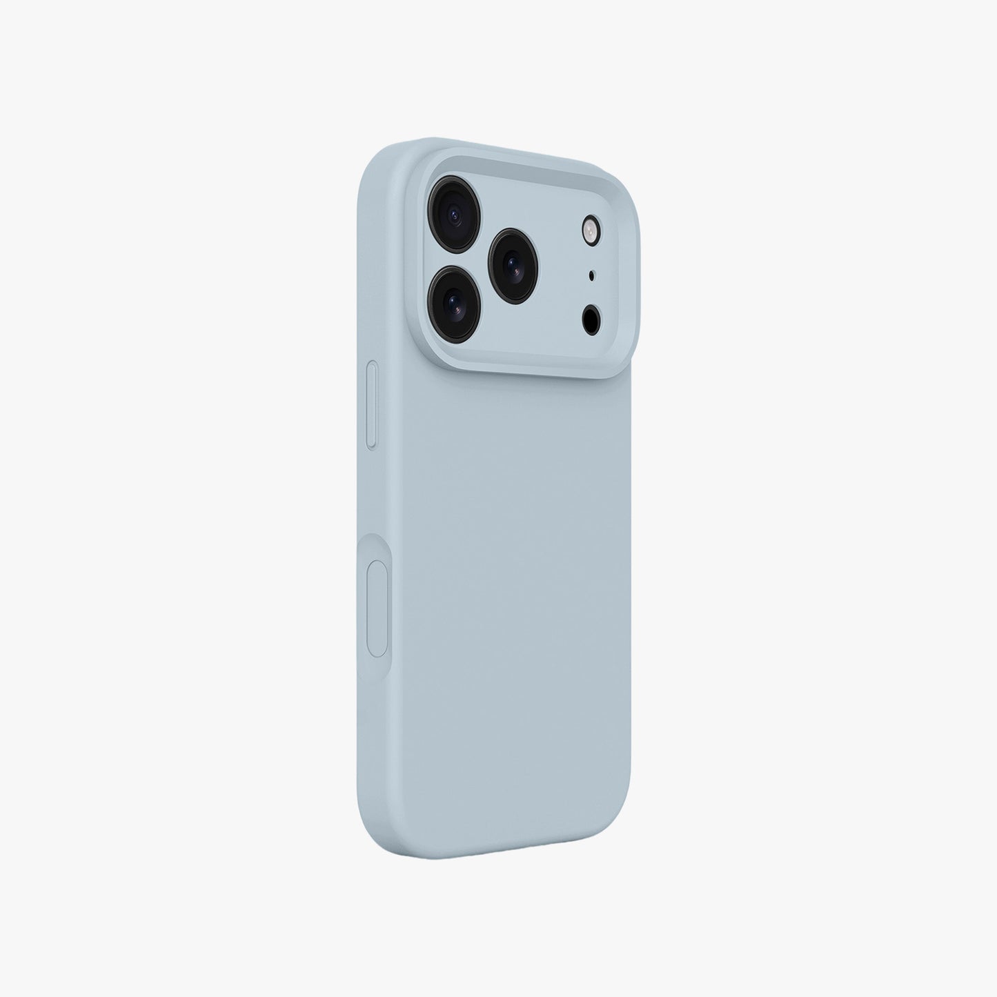 Magnetic Phone Case | Slate Blue Silicone Liquid Solid Color - Precise Fit