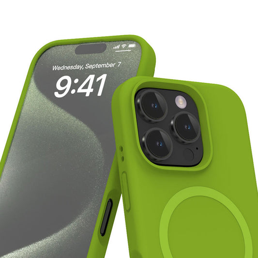 MagSafe Phone Case | Premium Magnetic Liquid Silicone Solid Color Phone Case with Large Cutouts No.1-5