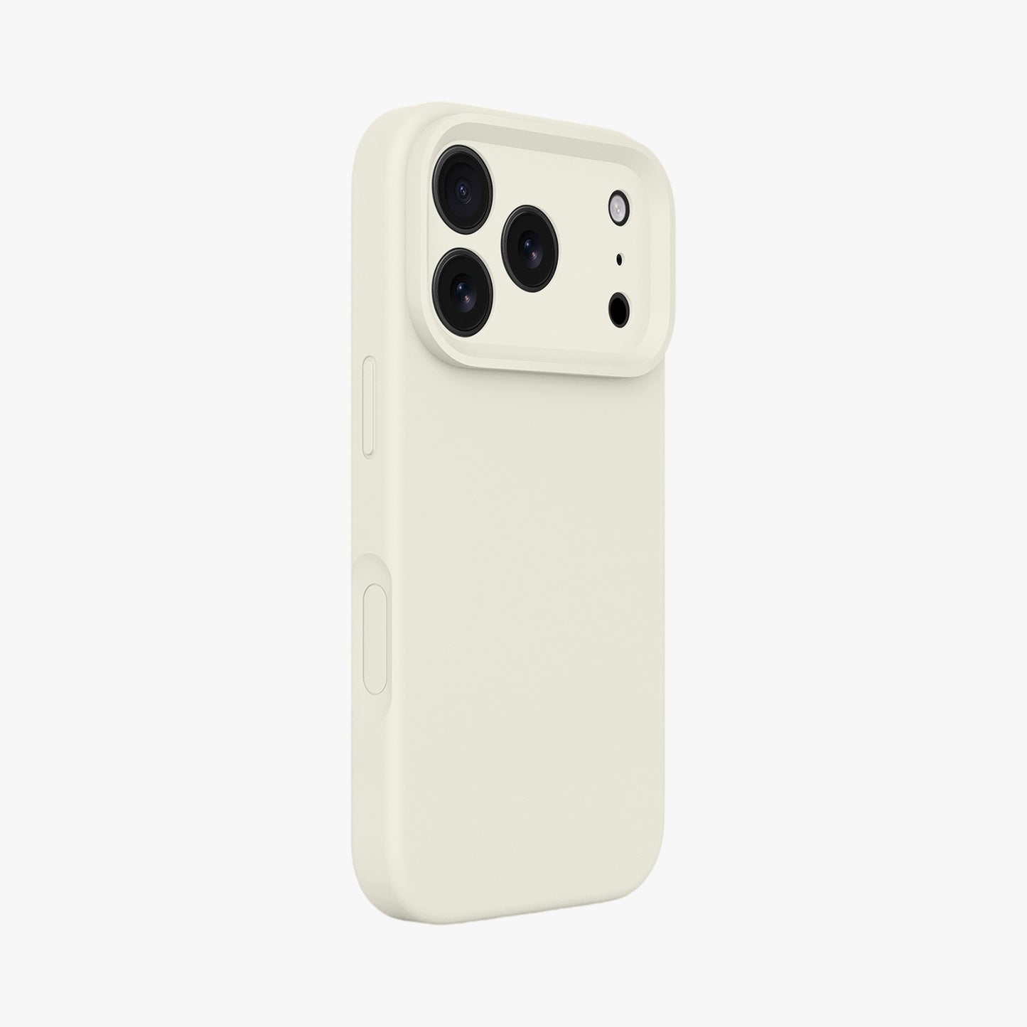 Magnetic Phone Case | Antique White Silicone Liquid Solid Color - Precise Fit