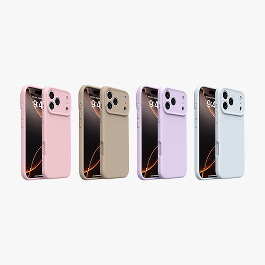 Basic Phone Case | New Series Liquid Silicone Solid Color Phone Case with Precise Cutouts No.10-13