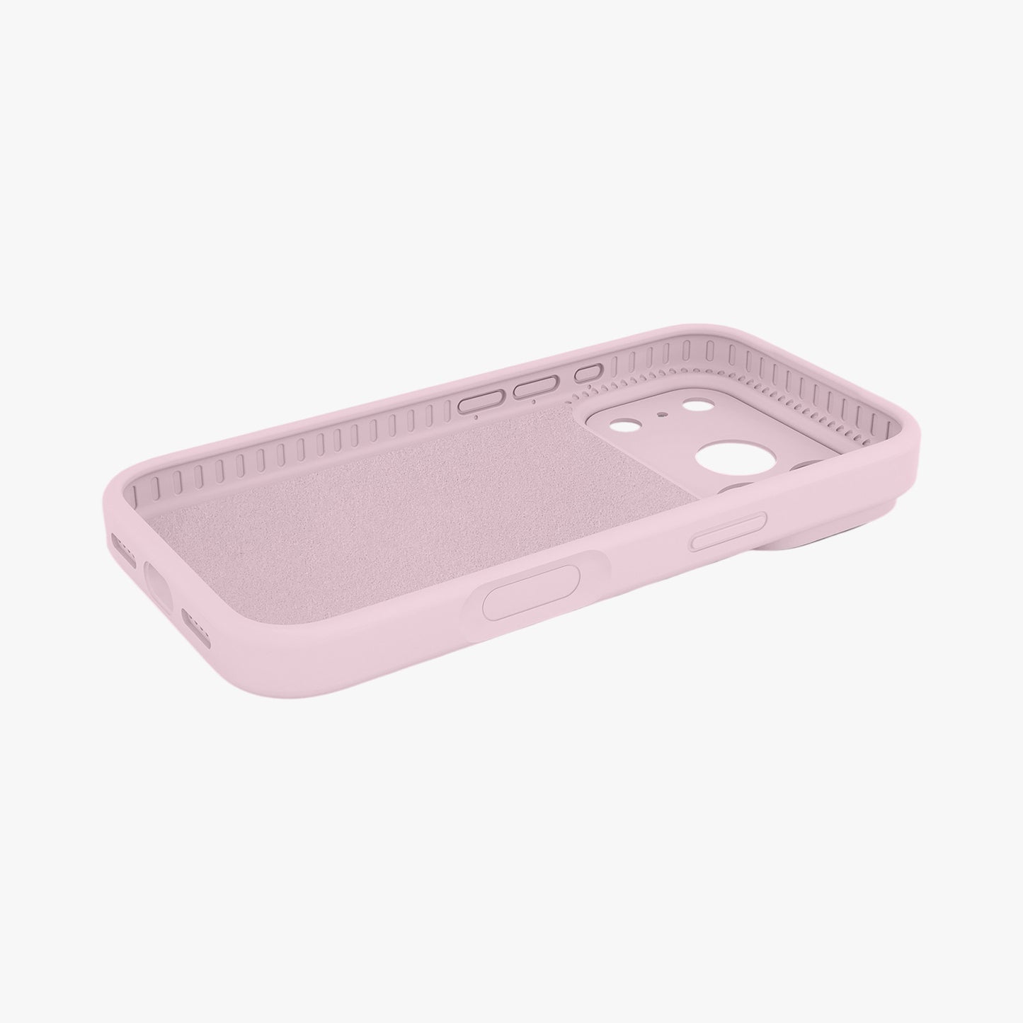 Magnetic Phone Case | Blush Pink Silicone Liquid Solid Color - Precise Fit
