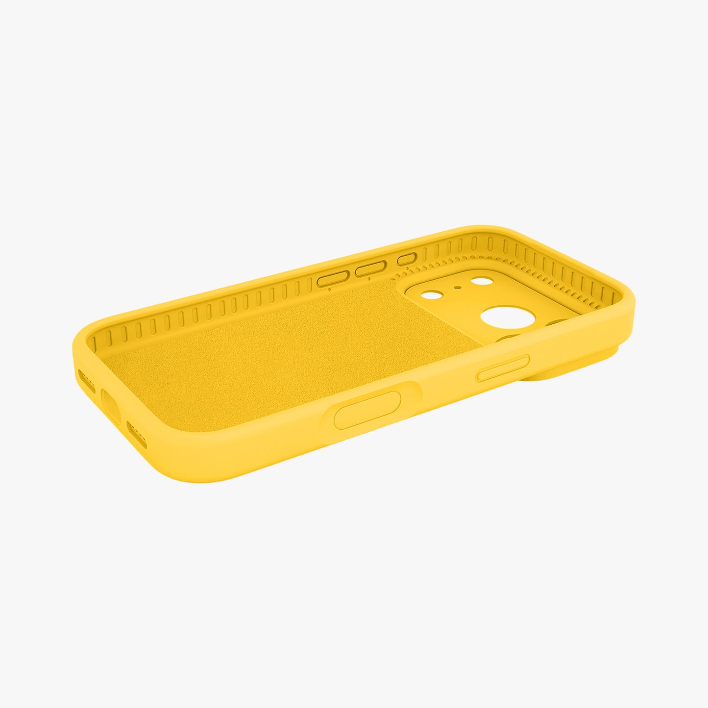 Magnetic Phone Case | Sunflower Yellow Silicone Liquid Solid Color - Precise Fit