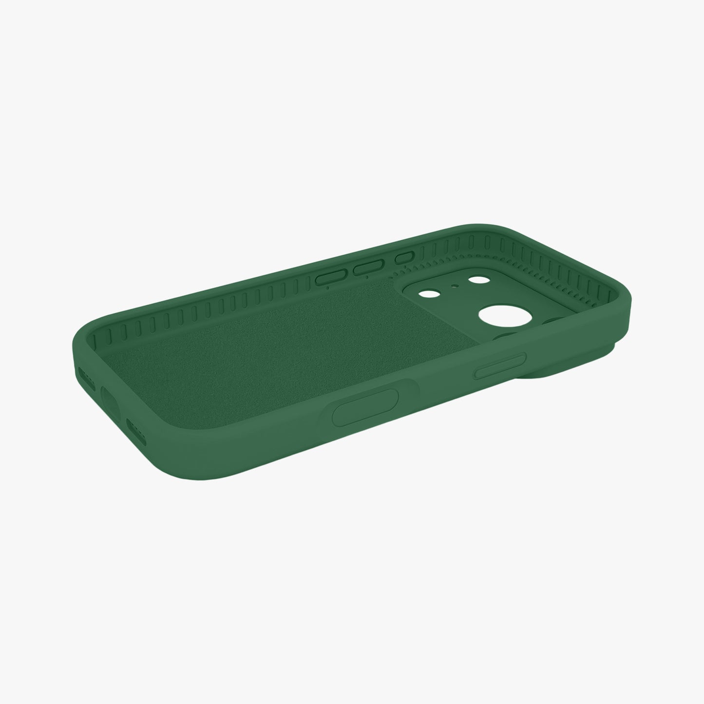 Magnetic Phone Case | Forest Green Silicone Liquid Solid Color - Precise Fit