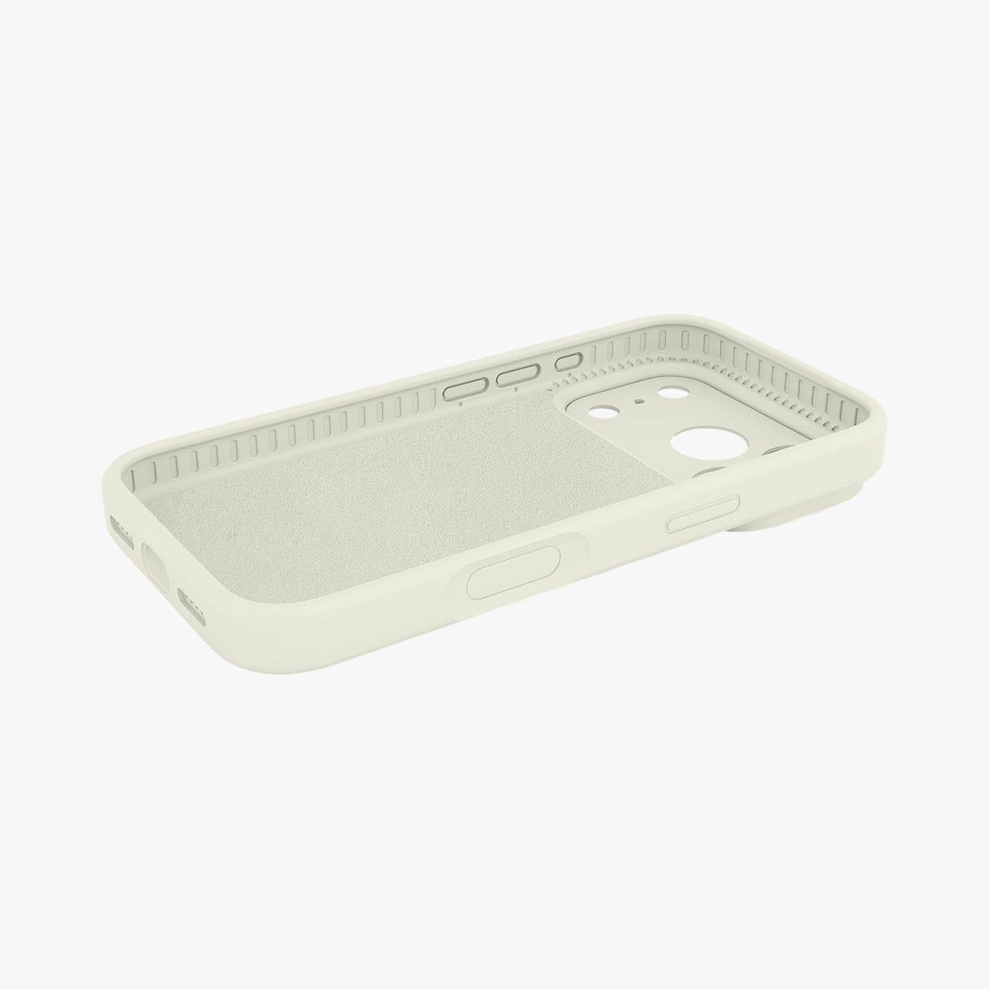 Magnetic Phone Case | Antique White Silicone Liquid Solid Color - Precise Fit