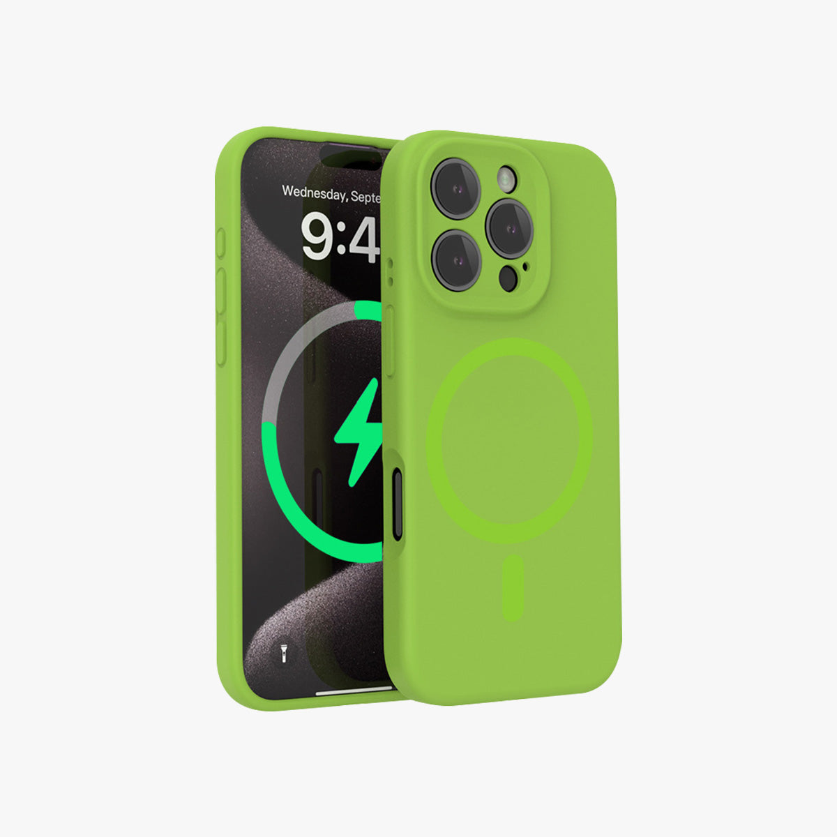 MagSafe Phone Case | Premium Magnetic Liquid Silicone Solid Color Phone Case with Precise Cutouts No.1-5