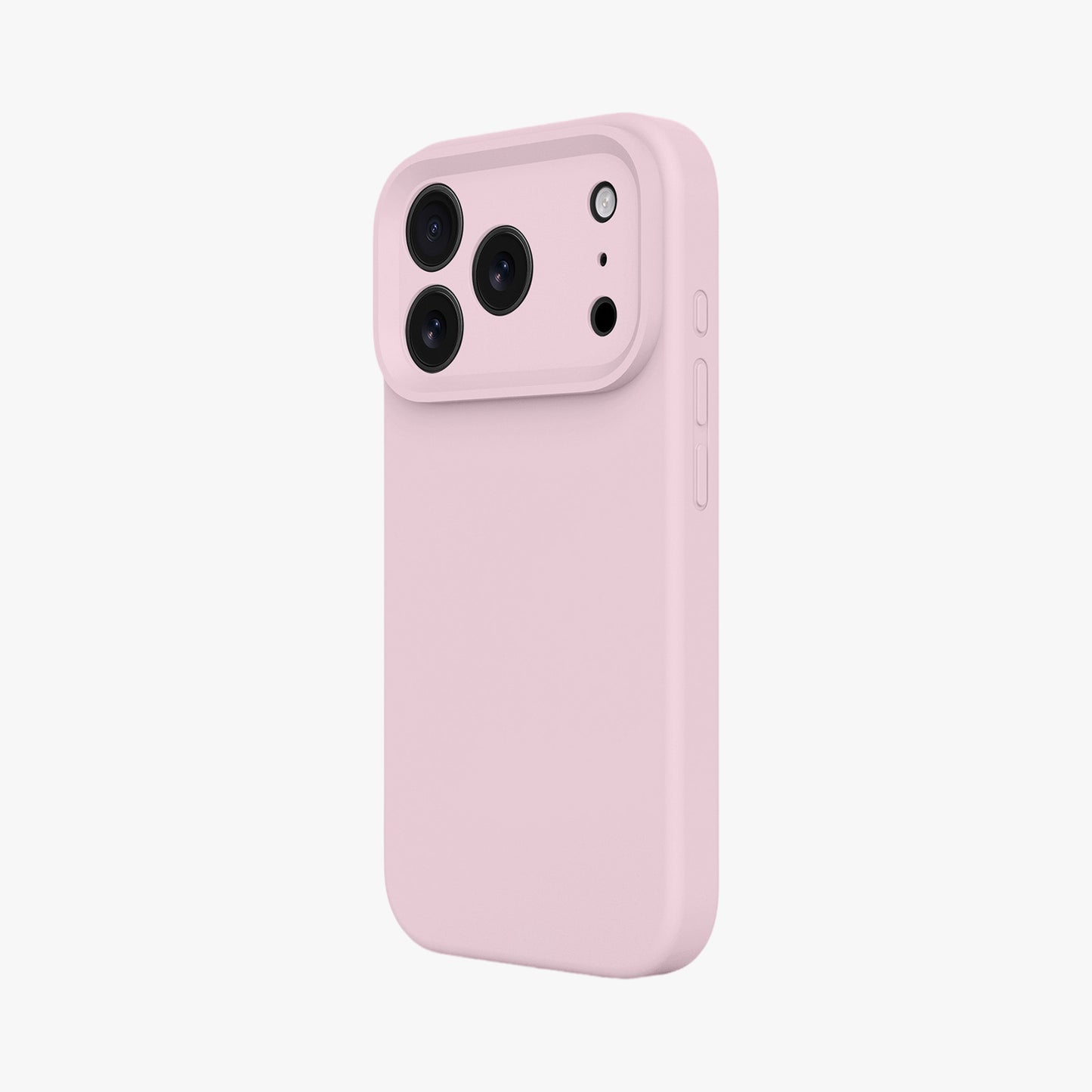 Magnetic Phone Case | Blush Pink Silicone Liquid Solid Color - Precise Fit