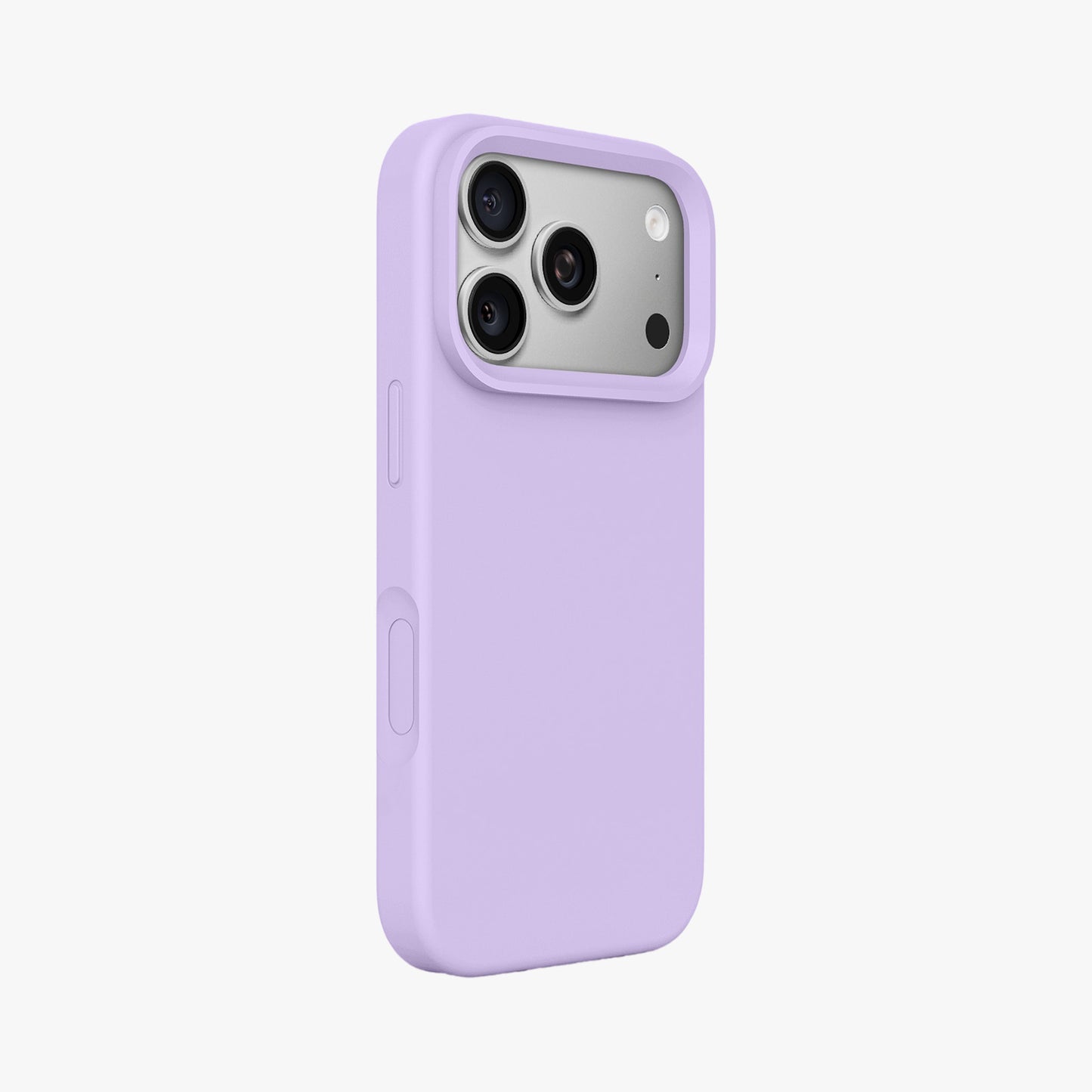 Magnetic Phone Case | Lavender Silicone Liquid Solid Color - Open Camera