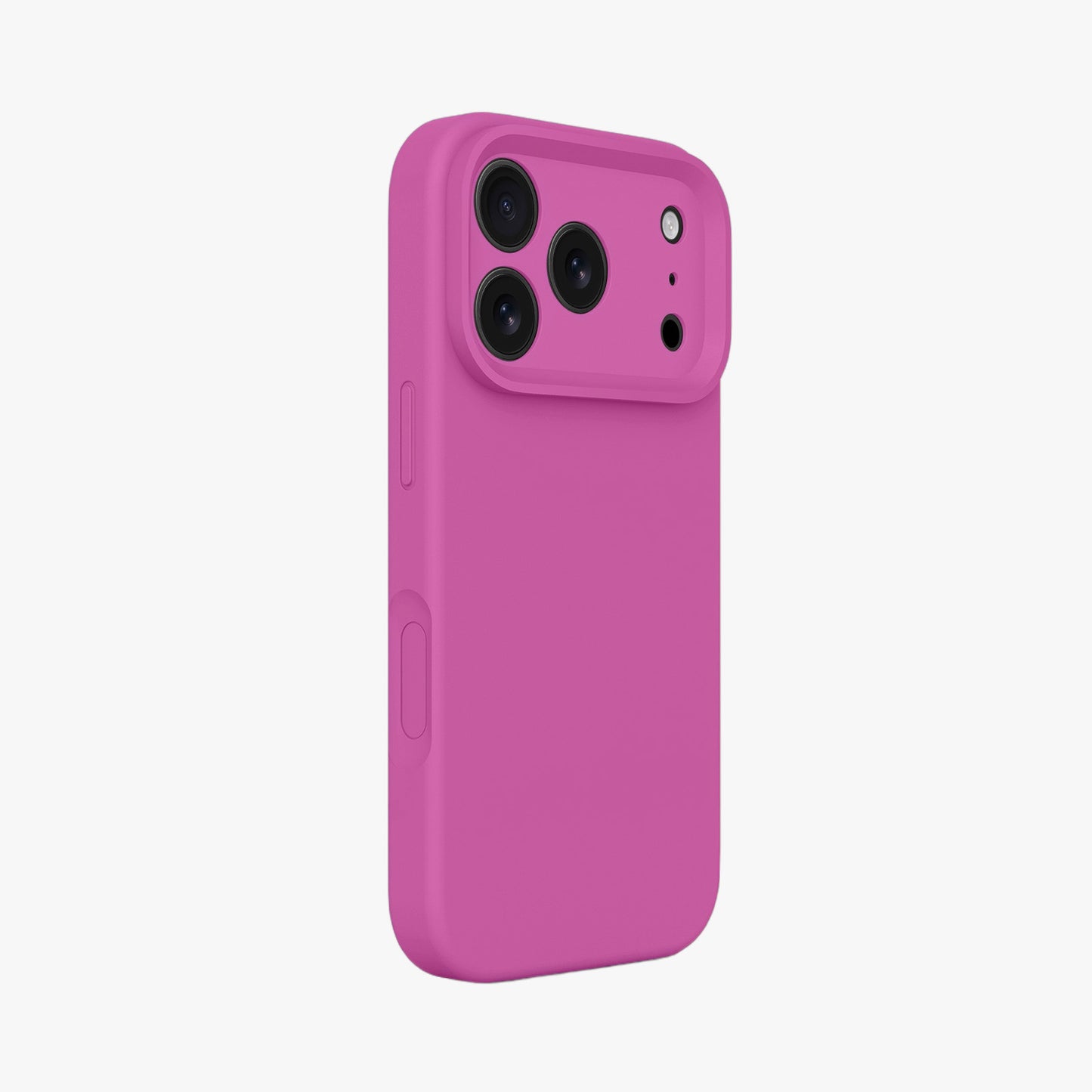 Magnetic Phone Case | Magenta Silicone Liquid Solid Color - Precise Fit