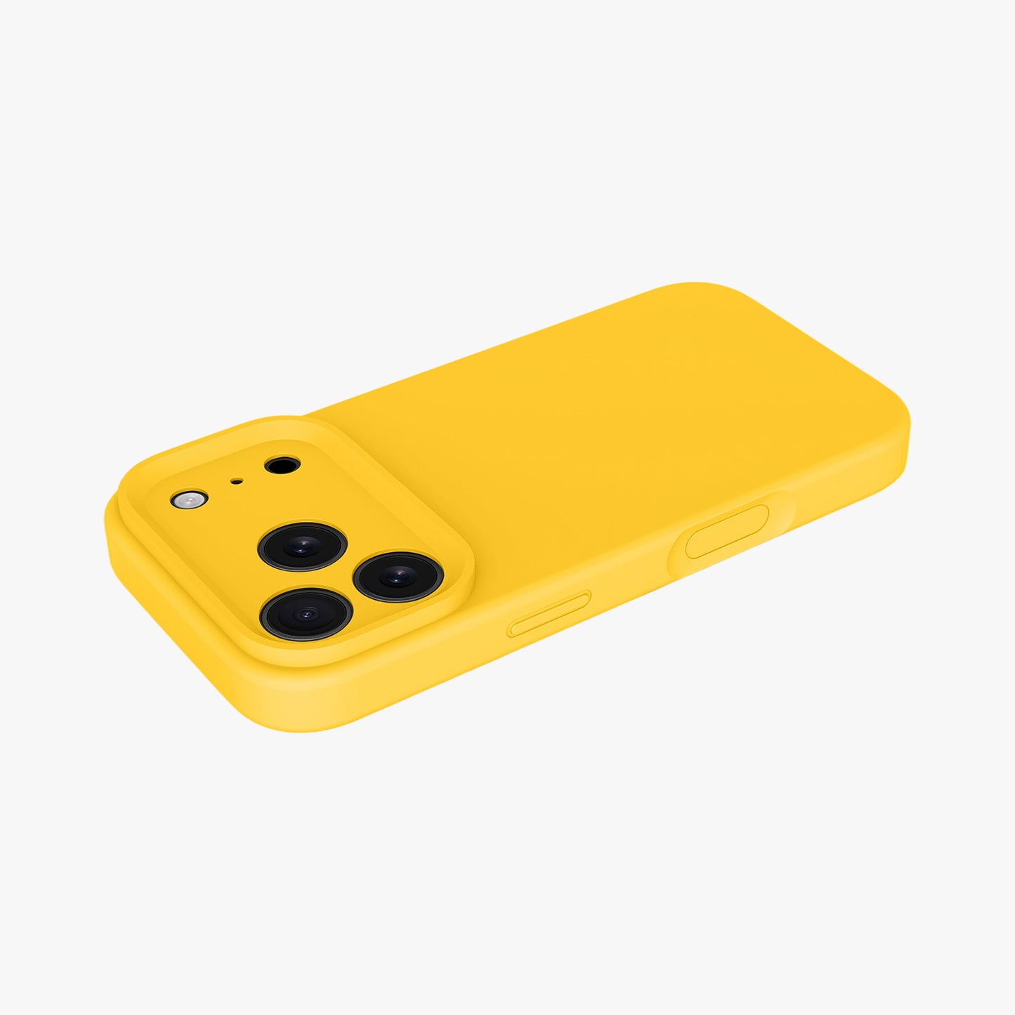 Magnetic Phone Case | Sunflower Yellow Silicone Liquid Solid Color - Precise Fit