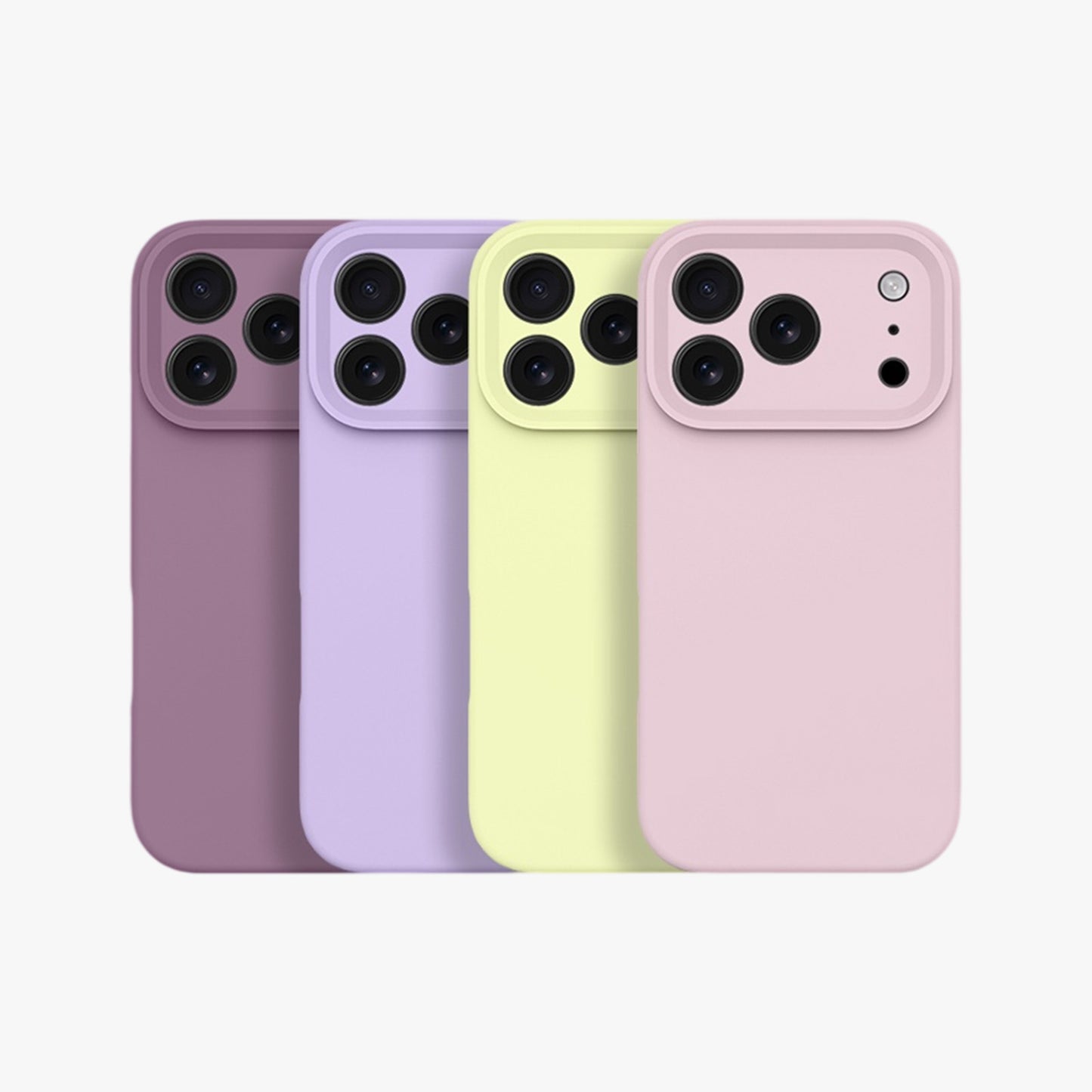 Magnetic Phone Case | Blush Pink Silicone Liquid Solid Color - Precise Fit