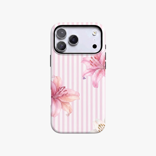 Magnetic Phone Case | Blooming Lilies Floral Pattern