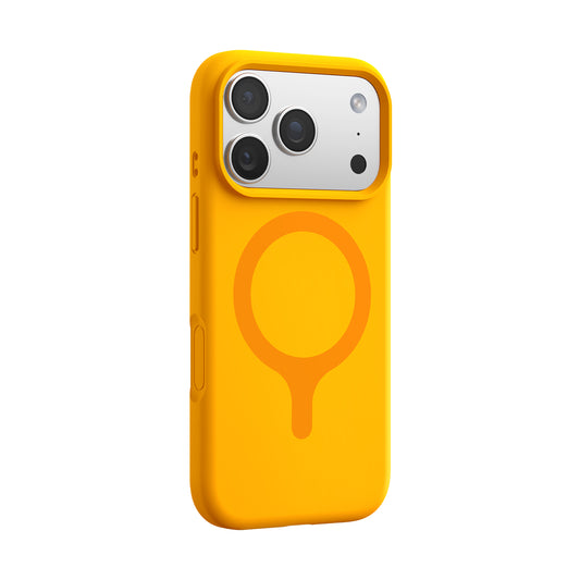 MagSafe Silicone Phone Case Open Camera - Lemon Yellow