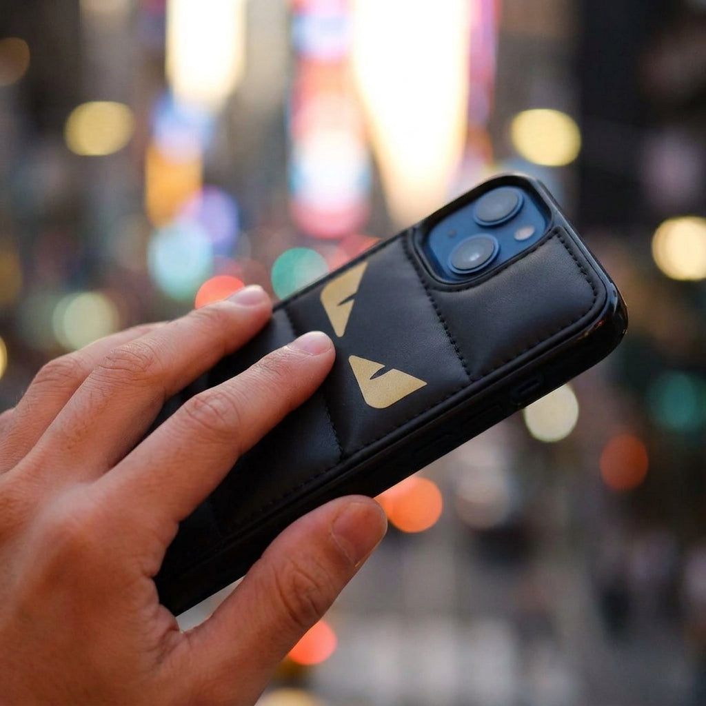 Leather Phone Case | Monster Eyes