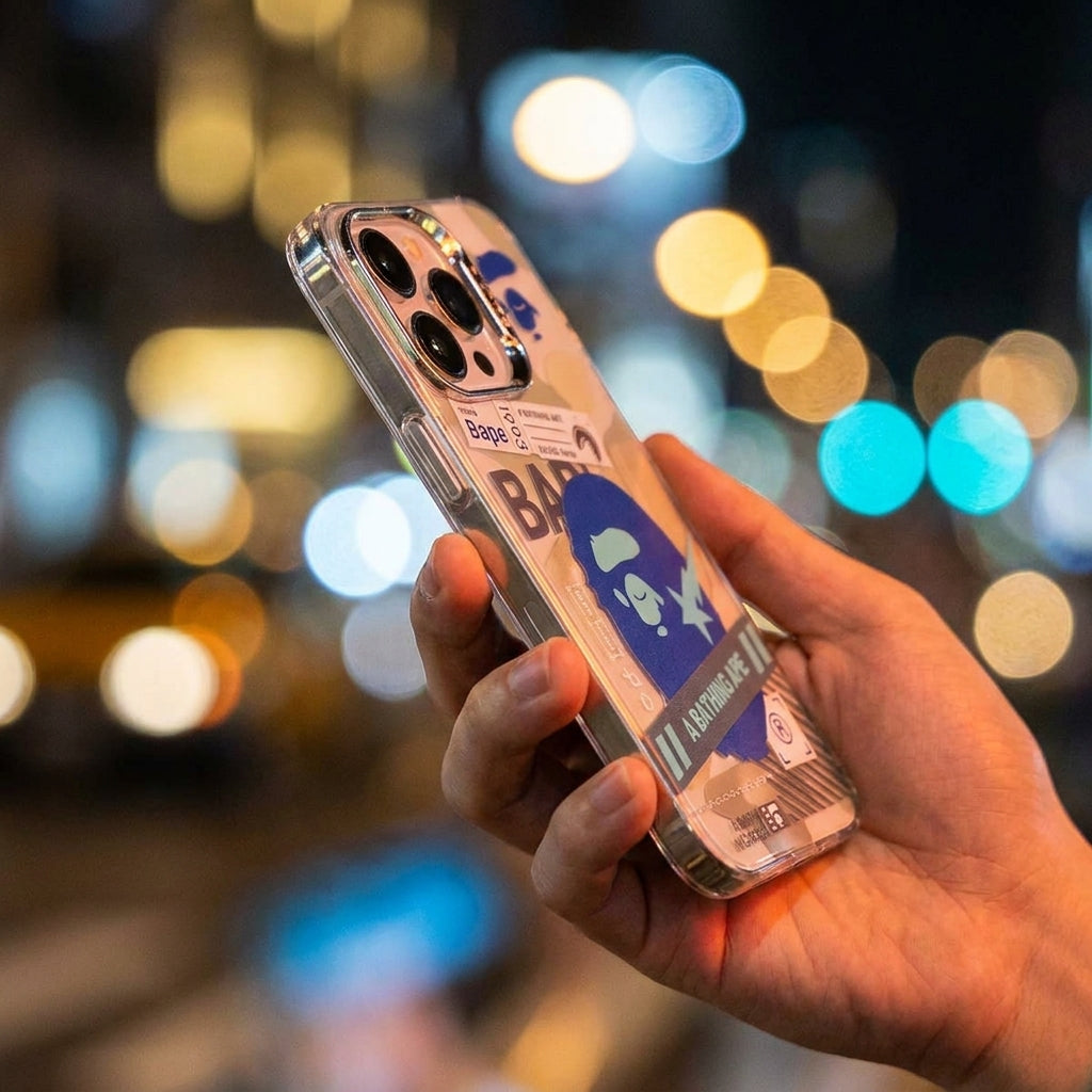 Blue APE - Silicone iPhone Case Precise Fit