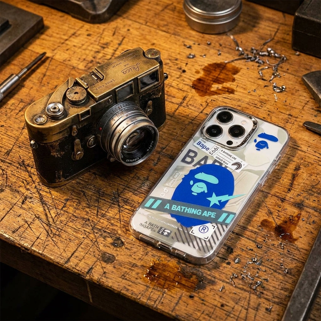 Blue APE - Silicone iPhone Case Precise Fit