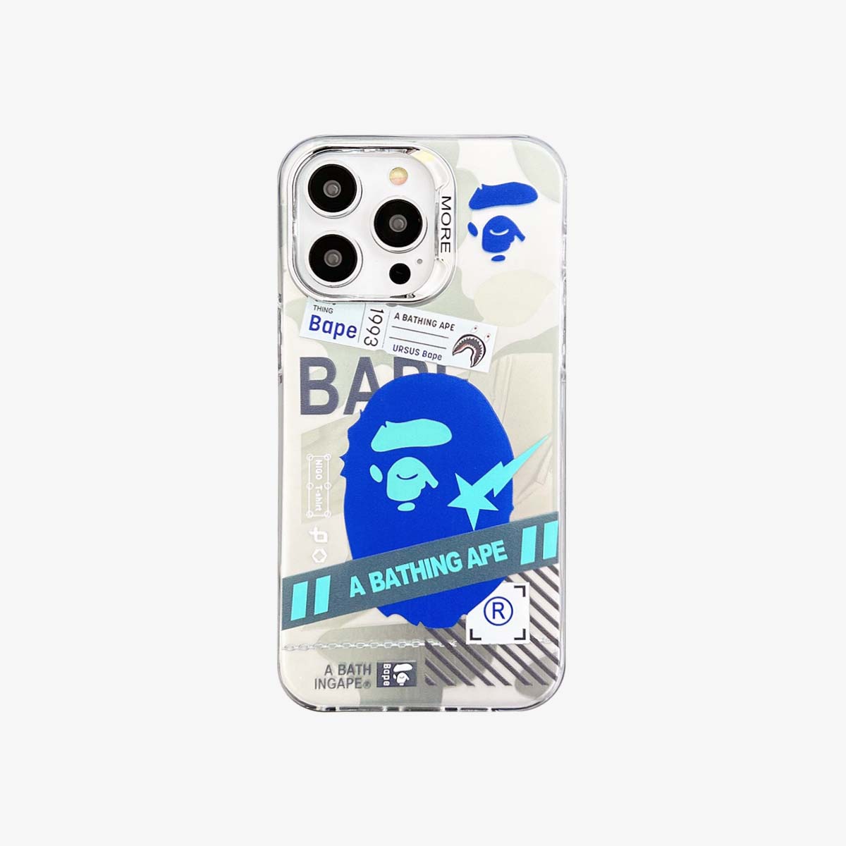 Blue APE - Silicone iPhone Case Precise Fit