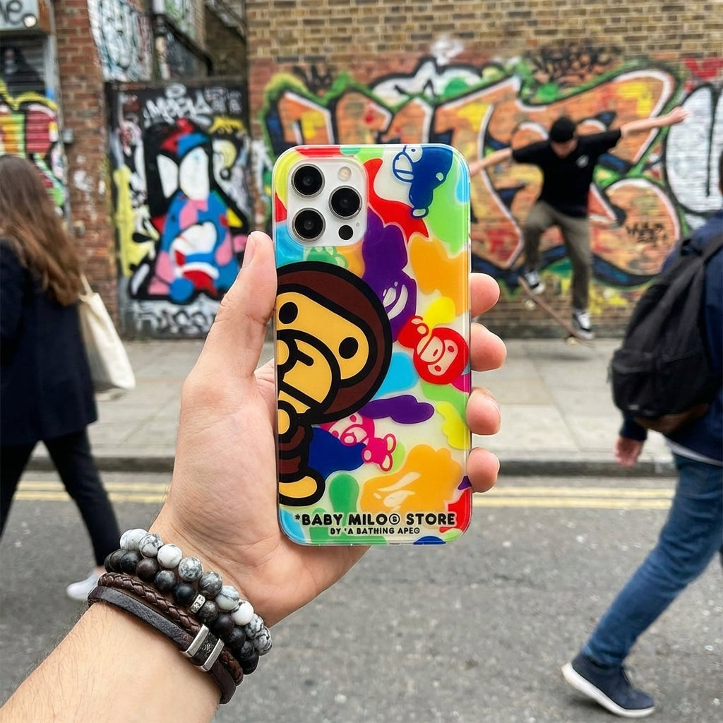 APE Baby Color iPhone Case – Street Art Cartoon Limited Edition Cover