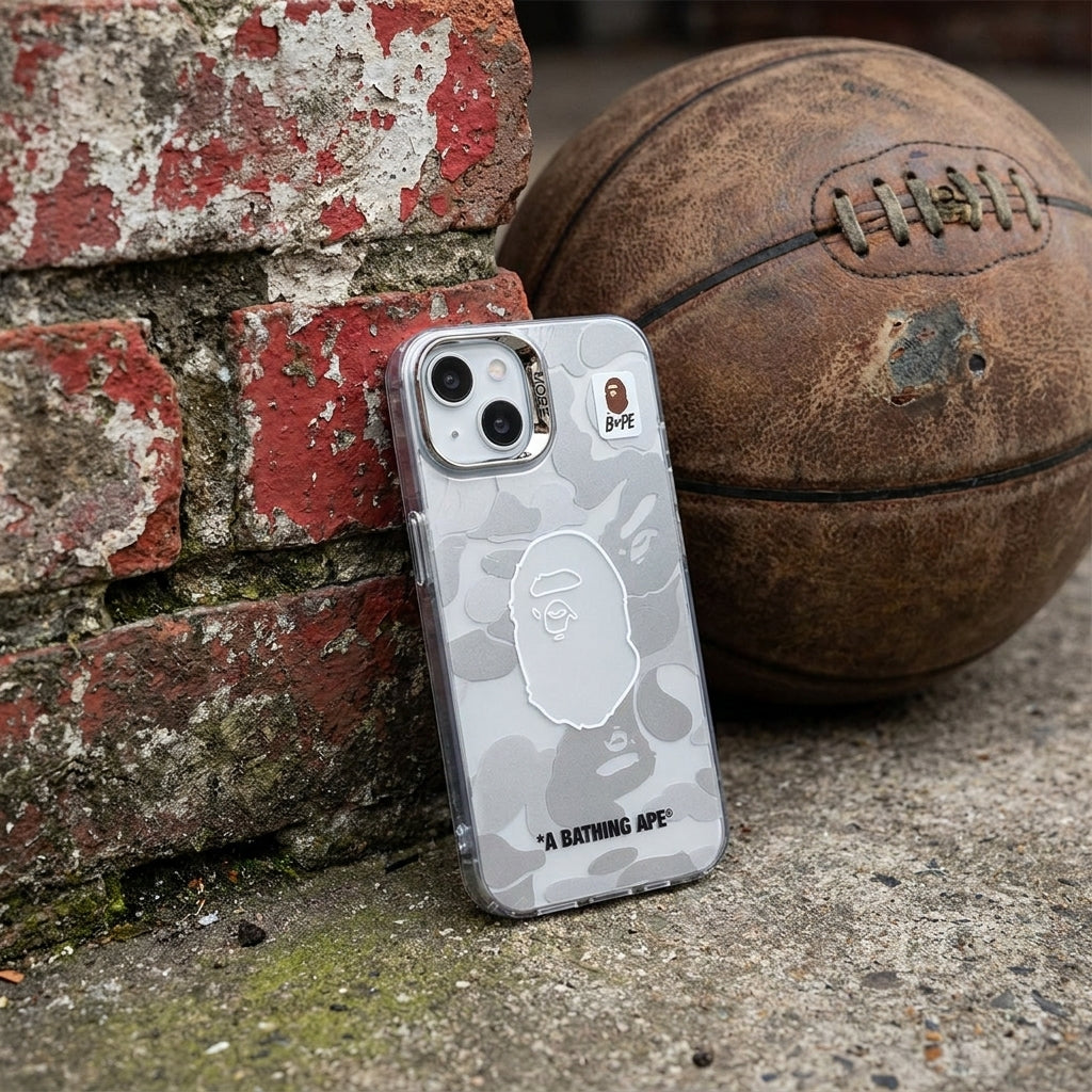 Limited iPhone Case | APE Silver Camo I