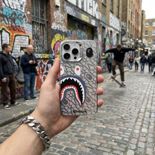 Limited iPhone Case | APE Shark Silver 1