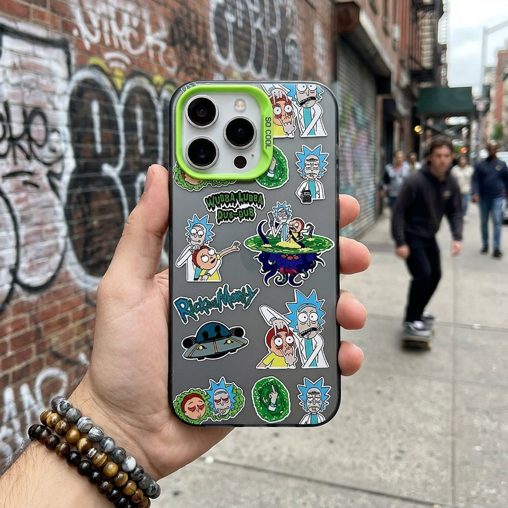 Limited iPhone Case | Ricky & Morty Gray