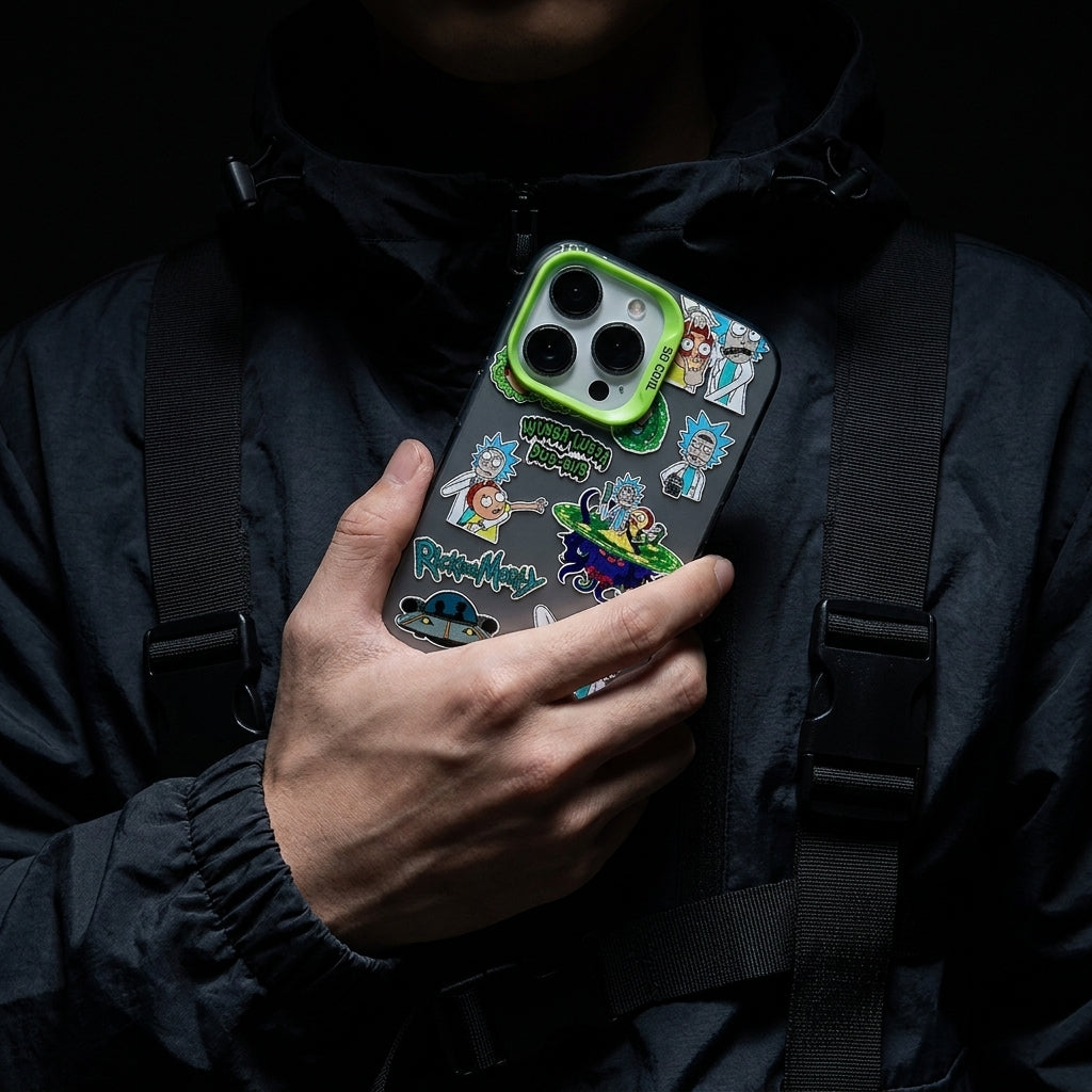 Limited iPhone Case | Ricky & Morty Gray