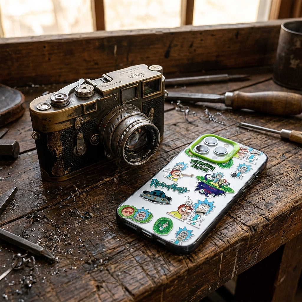 Limited iPhone Case | Ricky & Morty Gray