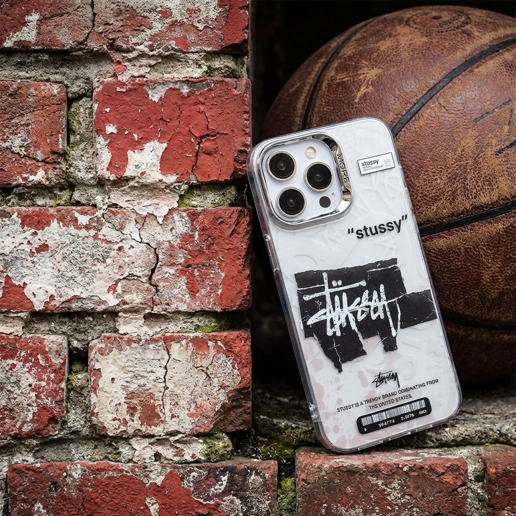 ST Label iPhone Case – Minimal Industrial Tag Streetwear Cover