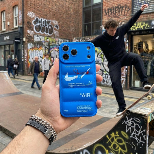 Nike x Off White inspired 3D Blue - Hypebeast Case