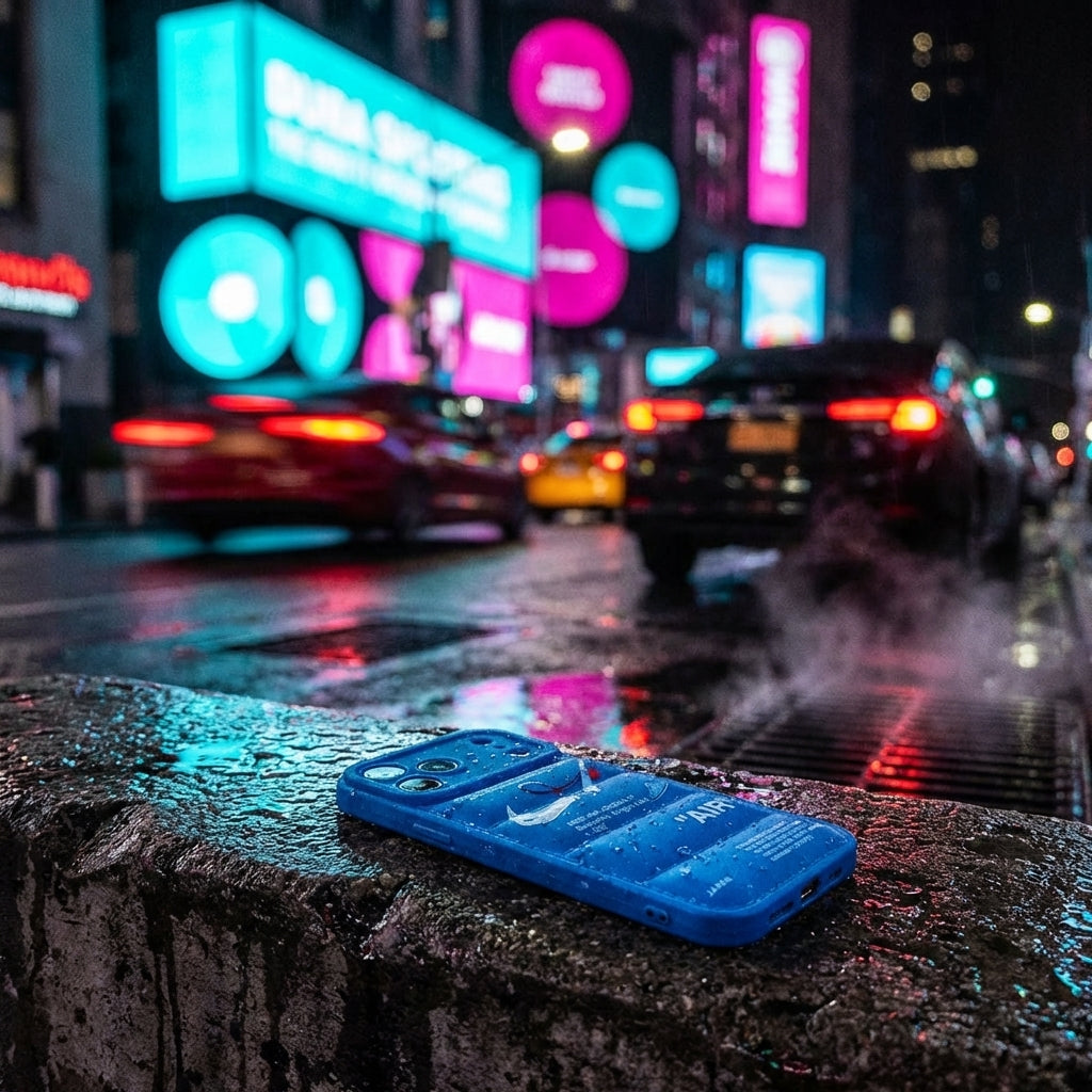 Nike x Off White inspired 3D Blue - Hypebeast Case