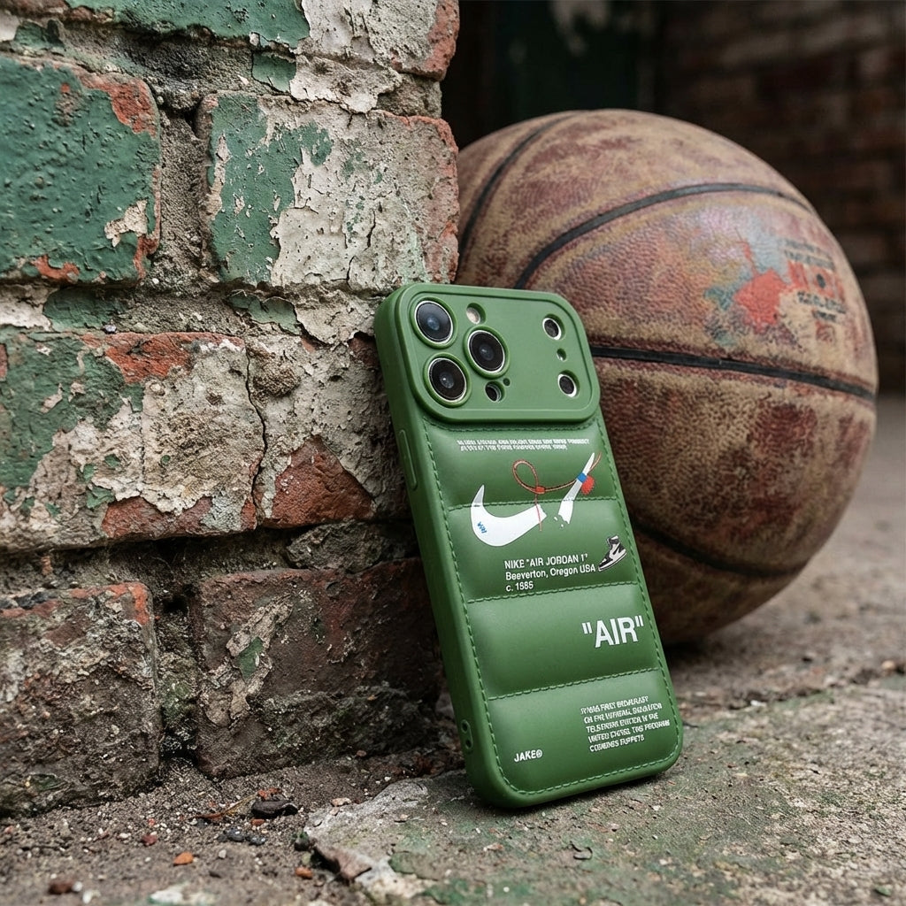 Nike x Off White inspired 3D Lake Green - Hypebeast Case