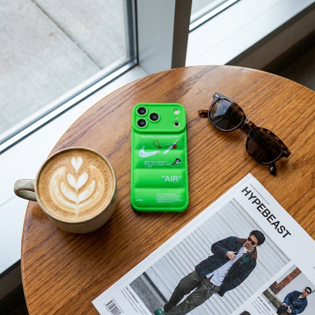Nike x Off White inspired 3D Chartreuse - Hypebeast Case
