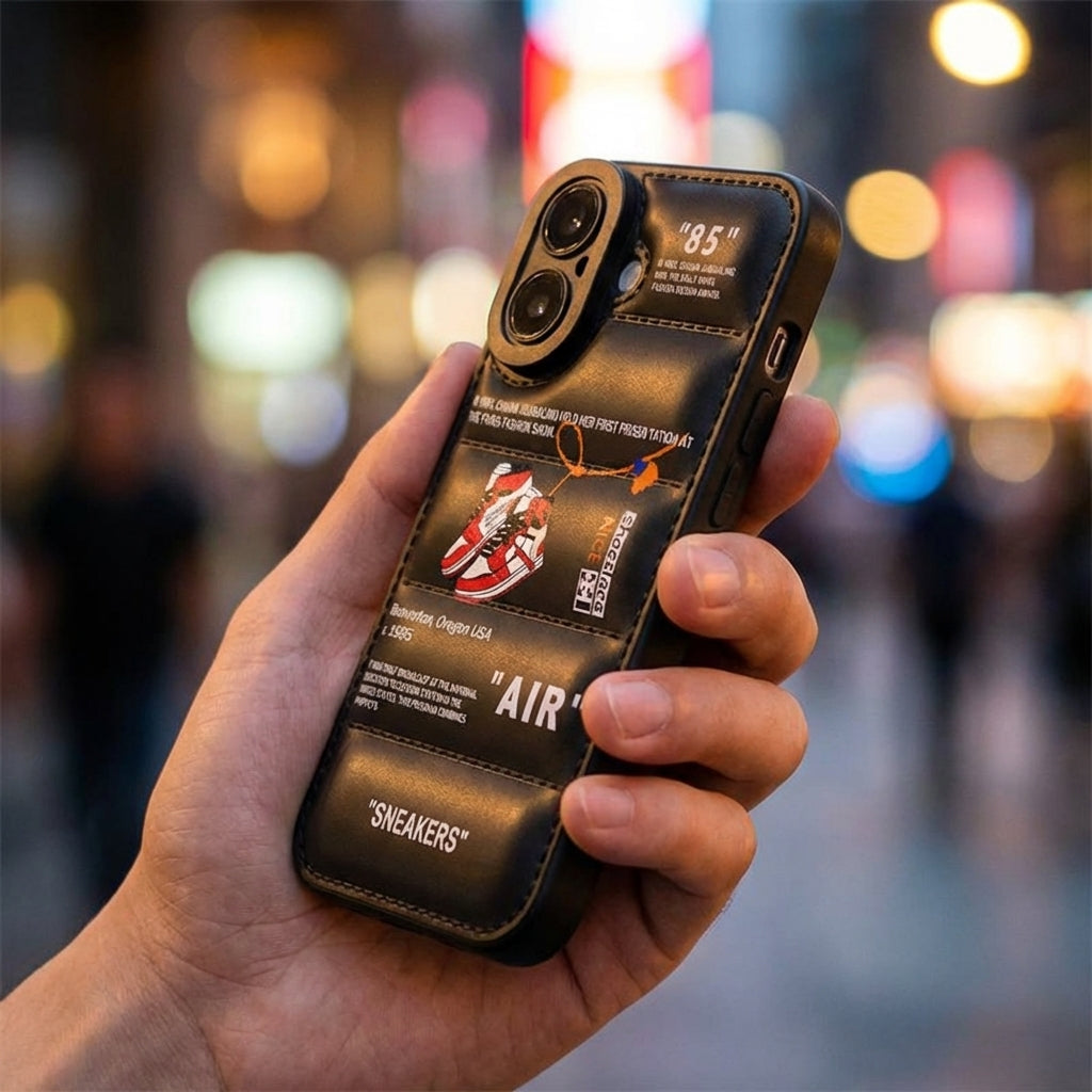 Nike x Off White Inspired 3D Black iPhone Case – Hypebeast Style (Red)