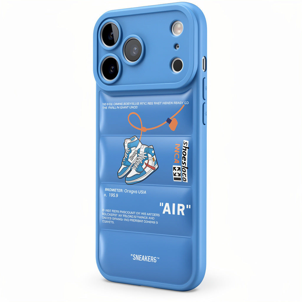 Nike x Off White Inspired 3D Blue iPhone Case – Hypebeast Style (Blue)