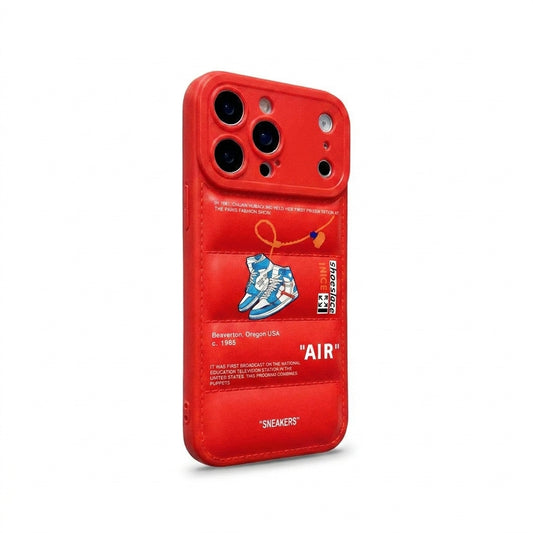 Nike x Off White Inspired 3D Red iPhone Case – Hypebeast Style (Blue)