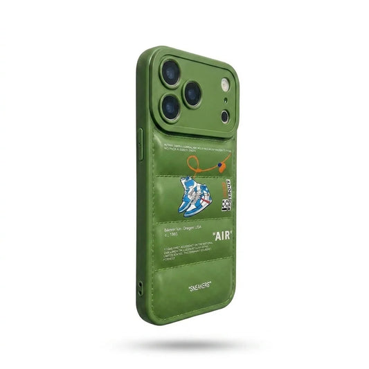 Nike x Off White Inspired 3D Green iPhone Case – Hypebeast Style (Blue)