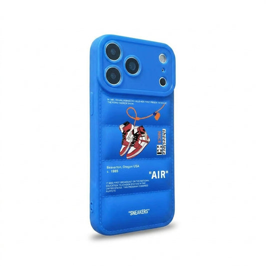 Nike x Off White Inspired 3D Blue iPhone Case – Hypebeast Style (Red)