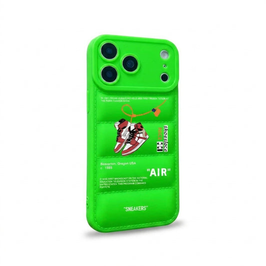 Nike x Off White Inspired 3D Chartreuse iPhone Case – Hypebeast Style (Red)