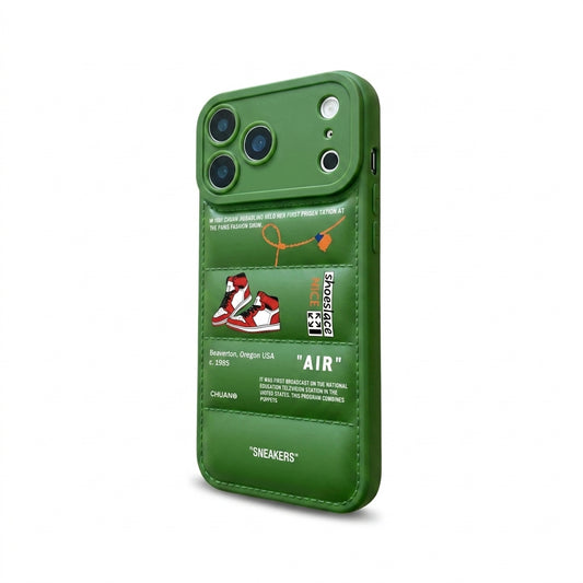Nike x Off White Inspired 3D Green iPhone Case – Hypebeast Style (Red)
