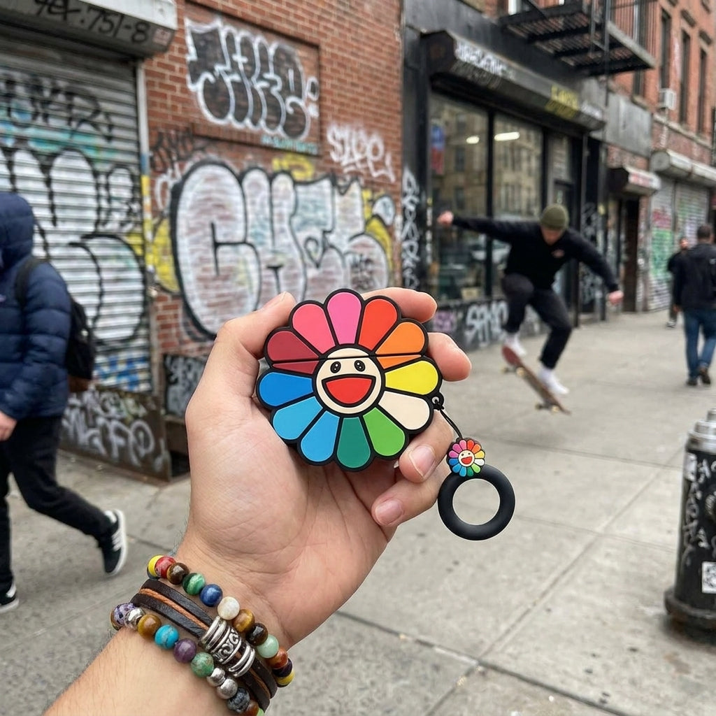 3D Sunflower AirPods Case