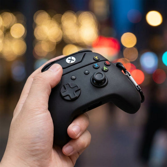 3D Game Controller AirPods Case - Black