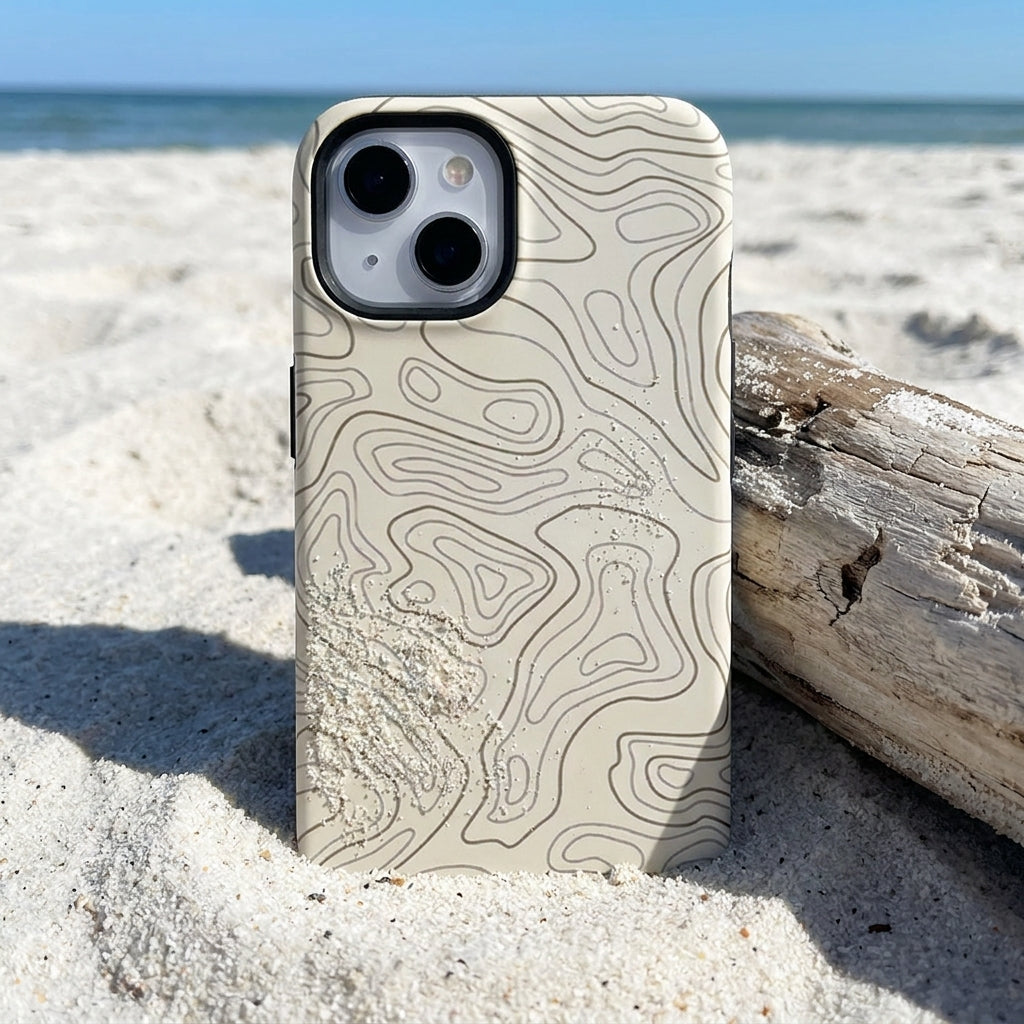 Hybrid Phone Case MagSafe Compatible - Irregular Line Texture