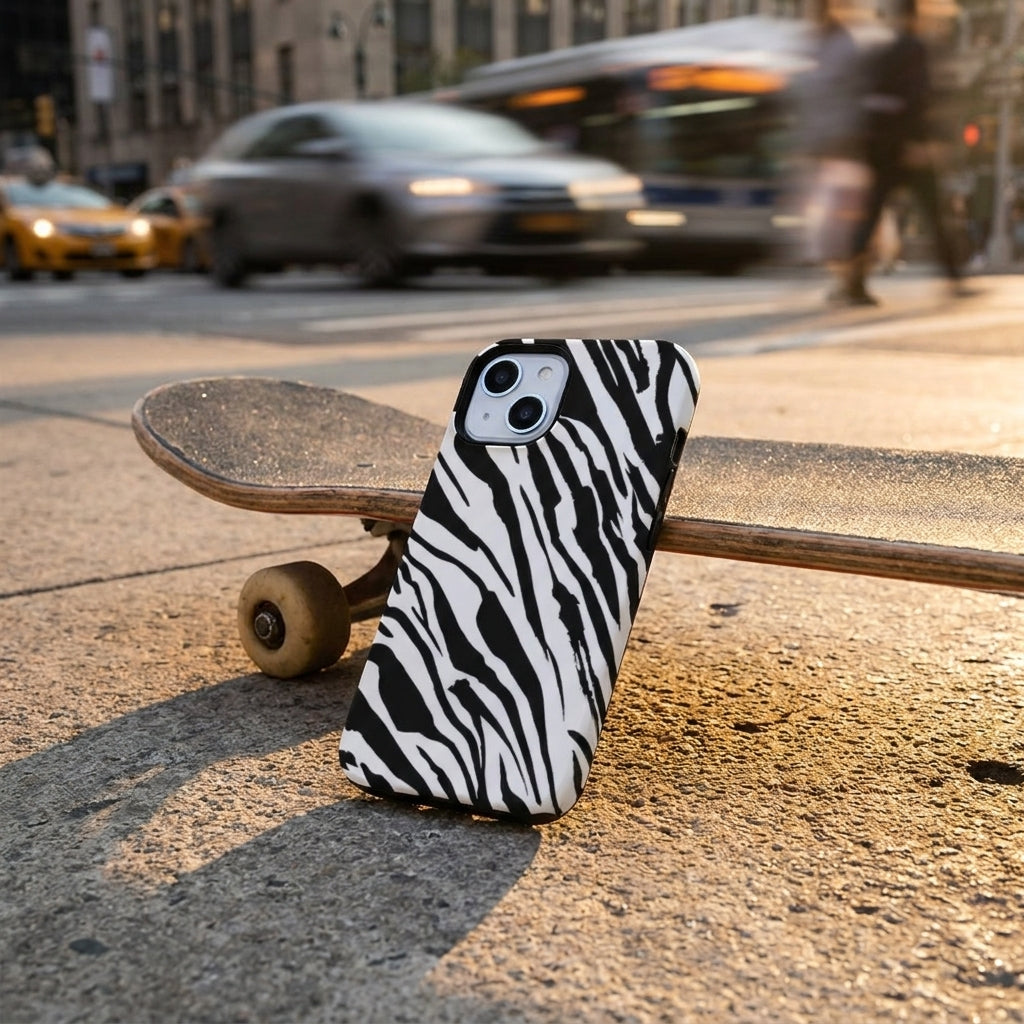 Hybrid Phone Case MagSafe Compatible - Zebra Pattern