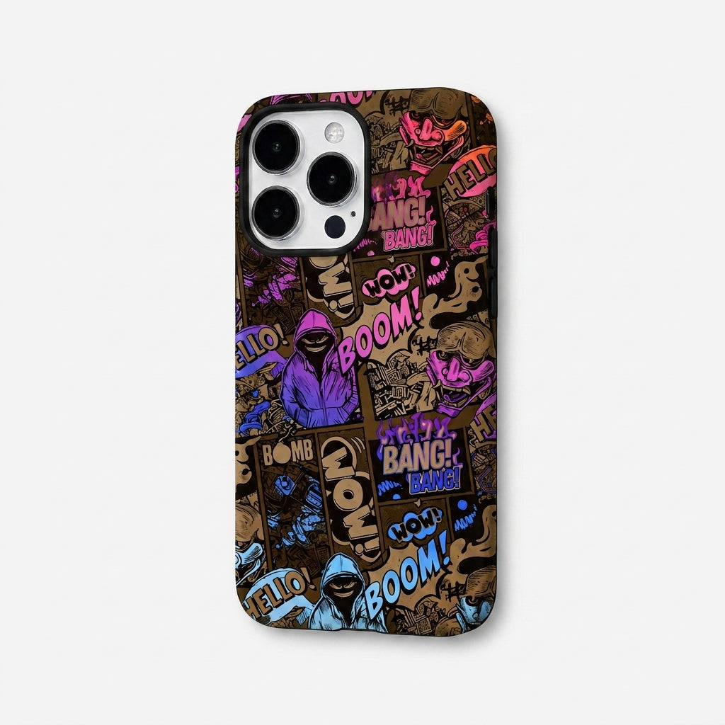 Hybrid Phone Case MagSafe Compatible - Street Graffiti